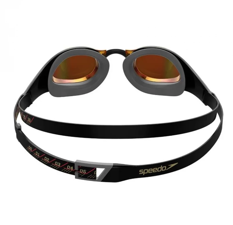 Speedo Schwimmbrille Fastskin Pure Focus schwarz RED verspiegelt