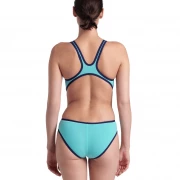 arena One Biglogo Womens Swimsuit Water - Navy