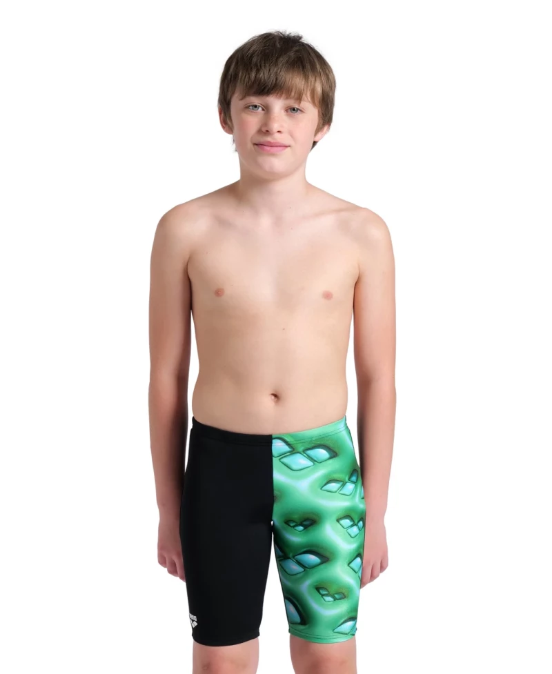 arena Jungen Jammer Logo Graphic Badehose