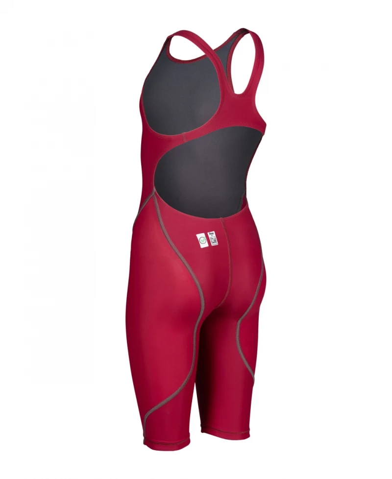 arena Powerskin ST Next Mädchen Open Back deep-red Wettkampfanzug