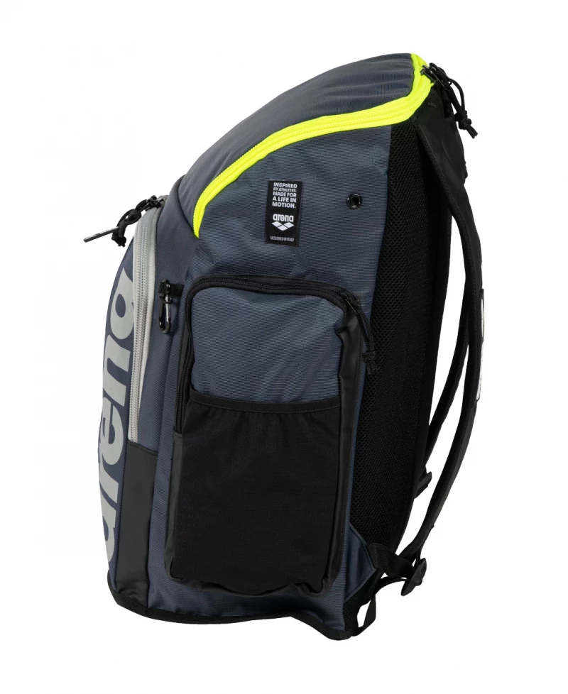 arena Spiky III Backpack 45 Liter Navy - Neon Yellow